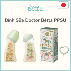 Bình Sữa Brain PPSU Cổ Rộng Lovers Bottle 240ml (Phiên Bản Ngựa Zodiac) Bétta