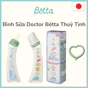 Bình Sữa Brain PPSU Cổ Hẹp 280ml Pearl 30th Anniversary (Phiên bản kỉ niệm 30 năm) Bétta