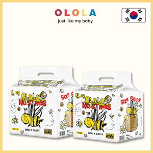 Bỉm Đêm Siêu Thoáng Khí, Siêu Khoá Ẩm Olola Honey Z (Bỉm Quần)